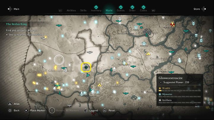 1 - Assassins Creed Valhalla: The Stolen King - Glowecestrescire - Assassins Creed Valhalla Guide and Walkthrough