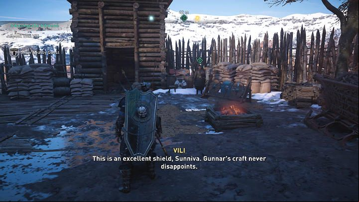 Go to the watchtower in Hemthorpe to talk to Vili - Assassins Creed Valhalla: Adorning the Adorned - Snotinghamscire - Assassins Creed Valhalla Guide and Walkthrough