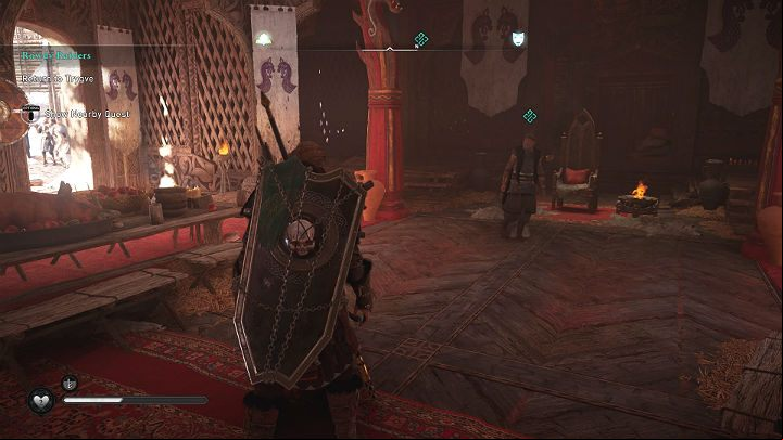 Once the situation in the settlement is under control, go back to Tygve and talk to him - Assassins Creed Valhalla: Rowdy Raiders - Snotinghamscire - Assassins Creed Valhalla Guide and Walkthrough