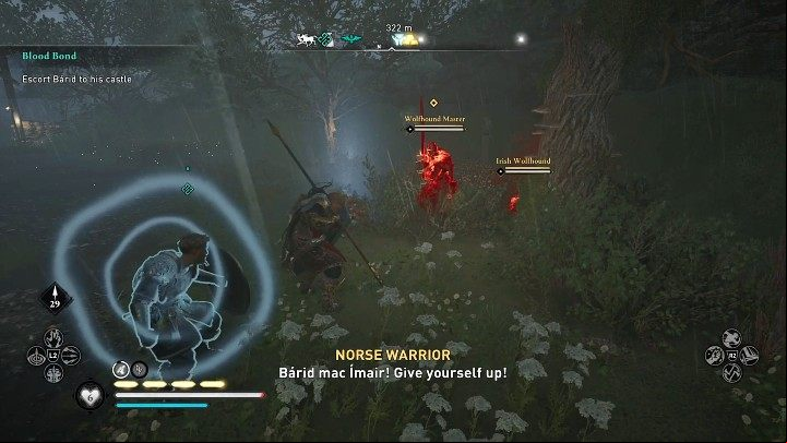 As you make your way to Barid Castle, you will be attacked by several Nordic warriors - AC Valhalla Wrath of the Druids: Blood Bond - Walkthrough - Assassins Creed Valhalla Guide and Walkthrough