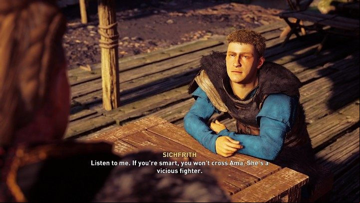 Head to the market first thing in the morning to talk to Sichfrith about Thorstein - AC Valhalla Wrath of the Druids: Snaring Thorstein - Walkthrough - Assassins Creed Valhalla Guide and Walkthrough