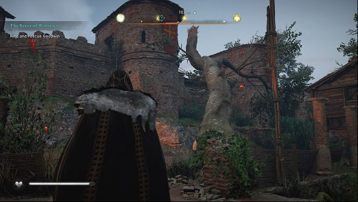 The garrison is located right next to Goodwin's house - Assassins Creed Valhalla: The Reeve of Wincestre - Wincestre - Assassins Creed Valhalla Guide and Walkthrough