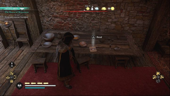Then go outside and enter the room where the documents are kept through the balcony - Assassins Creed Valhalla: The Reeve of Wincestre - Wincestre - Assassins Creed Valhalla Guide and Walkthrough