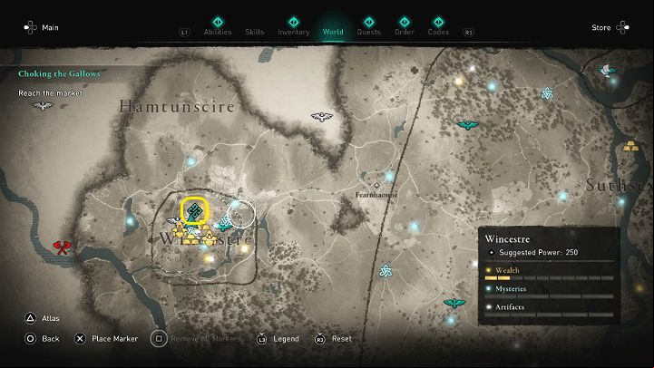 1 - Assassins Creed Valhalla: Choking the Gallows - Wincestre - Assassins Creed Valhalla Guide and Walkthrough