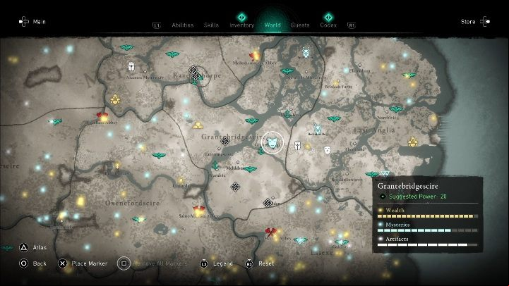 1 - Assassins Creed Valhalla: Flyting - Grantebridgescire secrets, locations - Grantebridgescire - Assassins Creed Valhalla Guide and Walkthrough