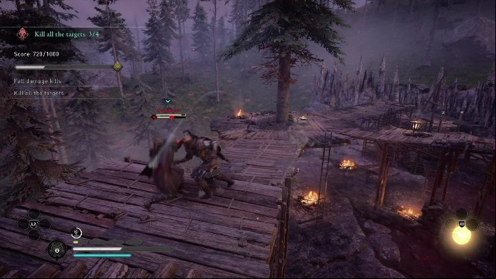 The challenge will end when you kill all the targets - even if you don't complete the other quests available on this map - AC Valhalla: Bear Mastery Challenge - Wenlocan Outpost - Wenlocan Outpost - Assassins Creed Valhalla Guide and Walkthrough