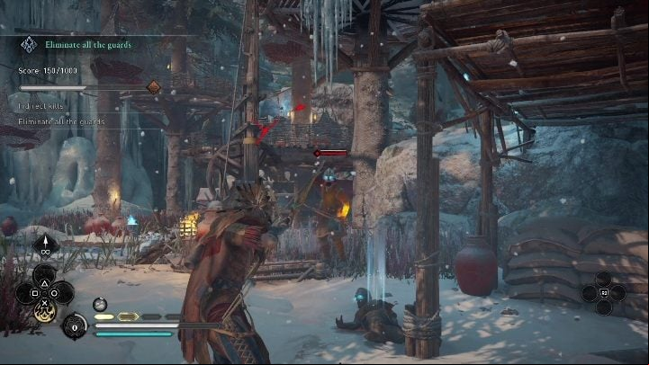 The only ability you can use during this challenge is Fire Ranged Attack - AC Valhalla: Wolf Mastery Challenge - Wenlocan Outpost, - Wenlocan Outpost - Assassins Creed Valhalla Guide and Walkthrough