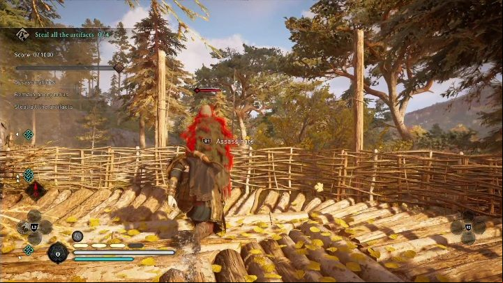 The gear cannot be changed, it is pre-determined - AC Valhalla: Raven Mastery Challenge - Wenlocan Outpost - Wenlocan Outpost - Assassins Creed Valhalla Guide and Walkthrough