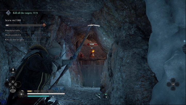 The gear cannot be changed, it is pre-determined - AC Valhalla: Wolf Mastery Challenge - Odin Mine Hideout - Odin Mine Hideout - Assassins Creed Valhalla Guide and Walkthrough