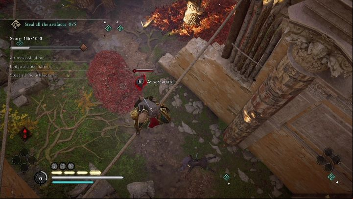 The gear cannot be changed, it is pre-determined - AC Valhalla: Raven Mastery Challenge - Loligestone Bandit Camp - Loligestone Bandit Camp - Assassins Creed Valhalla Guide and Walkthrough