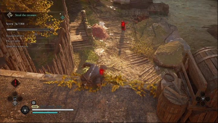 The gear cannot be changed, it is pre-determined - AC Valhalla: Raven Mastery Challenge - Templebrough Fort - Templebrough Fort - Assassins Creed Valhalla Guide and Walkthrough