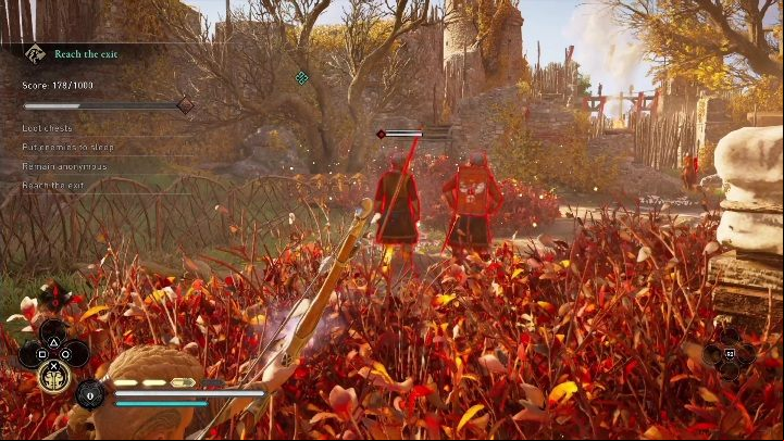 The gear cannot be changed, it is pre-determined - AC Valhalla: Raven Mastery Challenge - Calleva Outpost - Calleva Outpost - Assassins Creed Valhalla Guide and Walkthrough