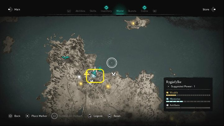 In the place marked on the image above you will meet Rolf, Eivor's old friend - Assassins Creed Valhalla: Raider Recruit - Rygjafylke - Assassins Creed Valhalla Guide and Walkthrough