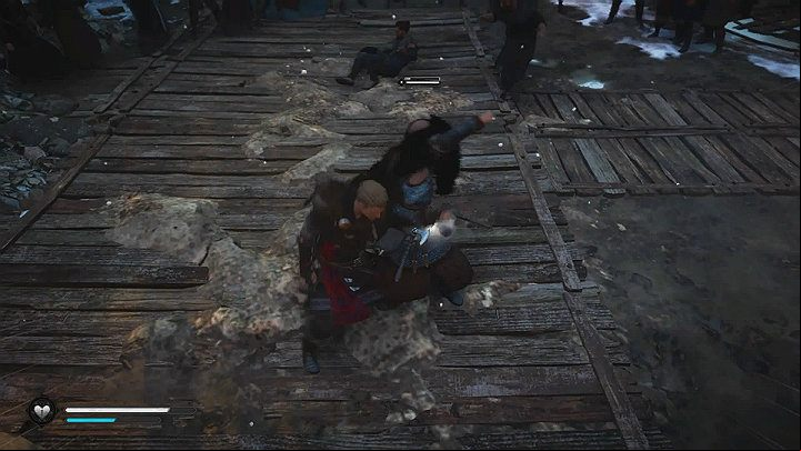 Make sure to block (L1 on PS4 by default) to parry the opponent's regular blows and allow you to mount a counterattack - Assassins Creed Valhalla: Raider Recruit - Rygjafylke - Assassins Creed Valhalla Guide and Walkthrough