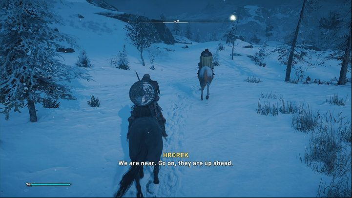 Jump on a horse and follow Hrork - Assassins Creed Valhalla: A Desperate Bounty - Rygjafylke - Assassins Creed Valhalla Guide and Walkthrough