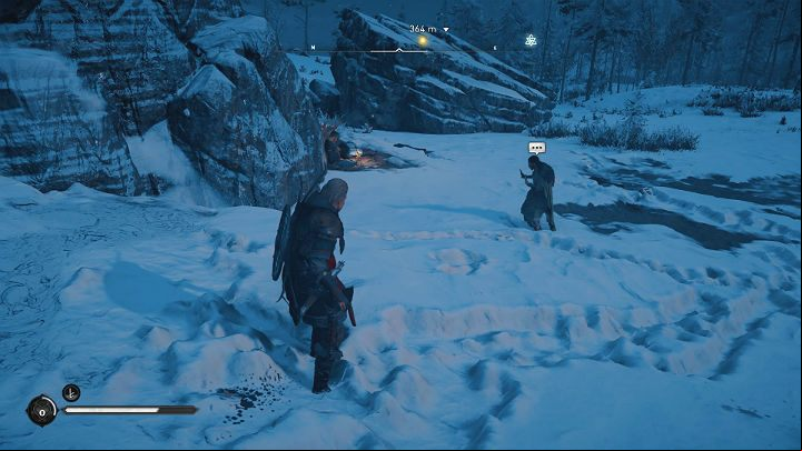 After the fight is over, talk to Hrorek - Assassins Creed Valhalla: A Desperate Bounty - Rygjafylke - Assassins Creed Valhalla Guide and Walkthrough
