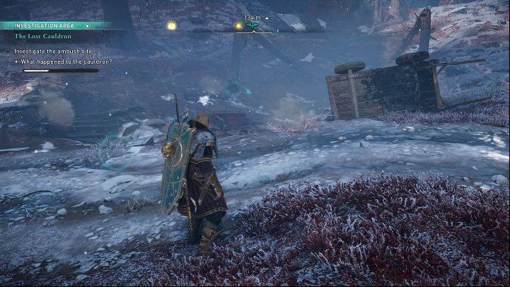 Go to the location indicated on the world map, near the Jormungandra tree - Assassins Creed Valhalla: The Lost Cauldron - Jotunheim - Assassins Creed Valhalla Guide and Walkthrough