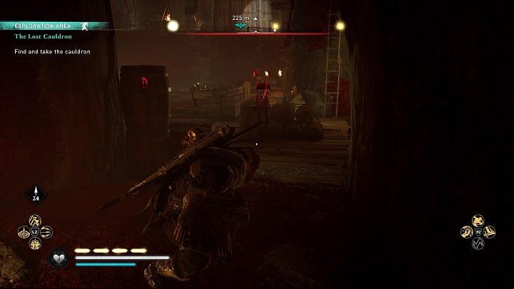 You will end up in a large room with several guards and one elite opponent - Assassins Creed Valhalla: The Lost Cauldron - Jotunheim - Assassins Creed Valhalla Guide and Walkthrough