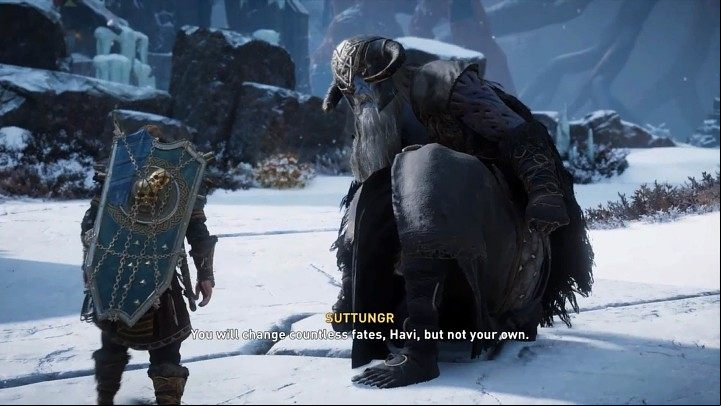 Stay out of your opponent's range or dodge his punches, launch quick counterattacks, and strike whenever you get the chance, and you'll be able to deal with Suttungr in no time - Assassins Creed Valhalla: A Feast to - Jotunheim - Assassins Creed Valhalla Guide and Walkthrough