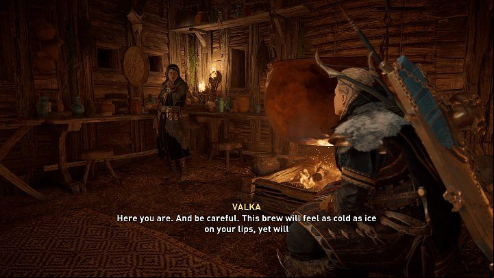 Once you have collected the necessary ingredients, return to Ravensthorpe and bring them to Valka - Assassins Creed Valhalla: Going Deeper - Ravensthorpe - Assassins Creed Valhalla Guide and Walkthrough