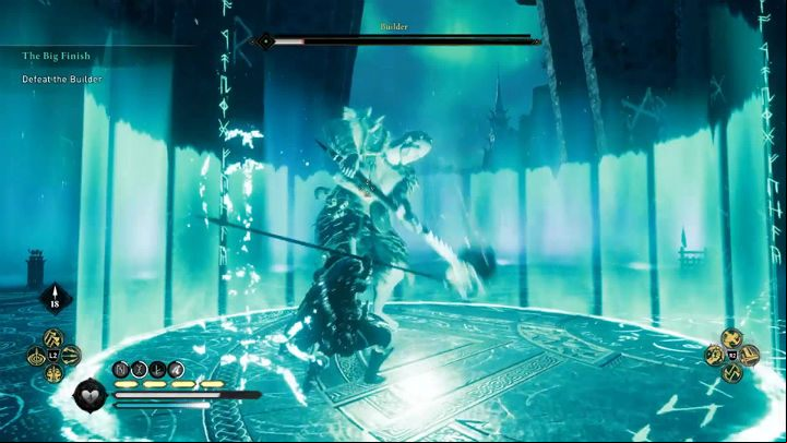 When the opponent's health drops below 50%, he will use supernatural powers to strengthen himself significantly - Assassins Creed Valhalla: The Builder - boss, how to defeat him? - Bosses - Assassins Creed Valhalla Guide and Walkthrough
