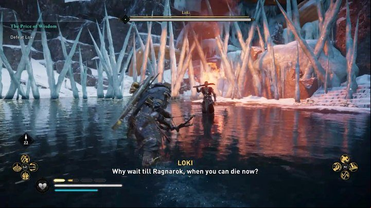 Loki is a clever and cunning opponent who uses illusions while fighting to confuse his opponent - Assassins Creed Valhalla: Loki boss fight - how to win? - Bosses - Assassins Creed Valhalla Guide and Walkthrough