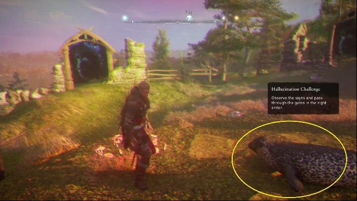 This is a very interesting, but also a simple sequence - Assassins Creed Valhalla: Fly Agaric - Ledecestresscire secrets, locations - Ledecestrescire - Assassins Creed Valhalla Guide and Walkthrough