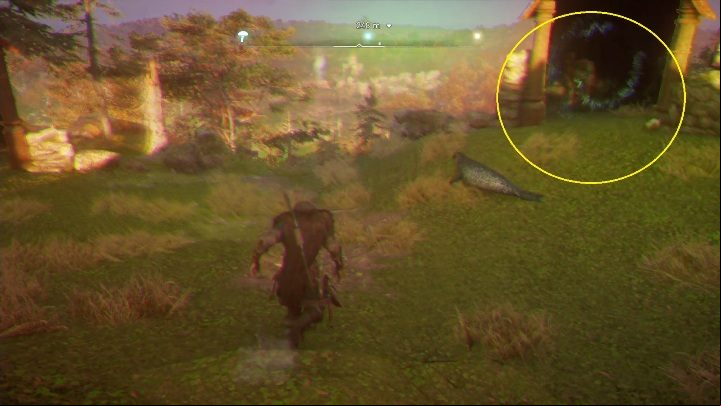 The next round, now it' s time for the first gate, opposite which your character stands - Assassins Creed Valhalla: Fly Agaric - Ledecestresscire secrets, locations - Ledecestrescire - Assassins Creed Valhalla Guide and Walkthrough