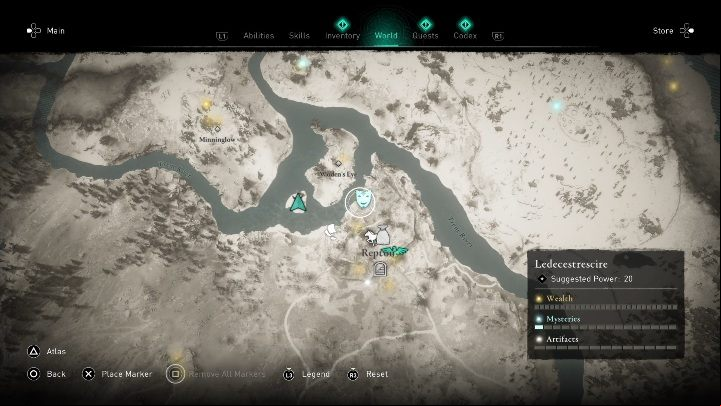 1 - Assassins Creed Valhalla: Flyting - Ledecestresscire secrets, locations - Ledecestrescire - Assassins Creed Valhalla Guide and Walkthrough