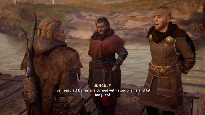 In Ledecestrescire you will find a man who wants to talk to you - Assassins Creed Valhalla: Flyting - Ledecestresscire secrets, locations - Ledecestrescire - Assassins Creed Valhalla Guide and Walkthrough