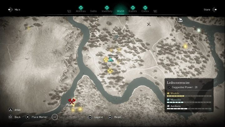 7 - Assassins Creed Valhalla: Gear - Ledecestrescire secrets, locations - Ledecestrescire - Assassins Creed Valhalla Guide and Walkthrough