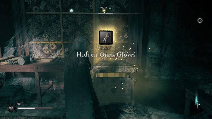 Eventually you will reach a room full of different objects - Assassins Creed Valhalla: Gear - Ledecestrescire secrets, locations - Ledecestrescire - Assassins Creed Valhalla Guide and Walkthrough