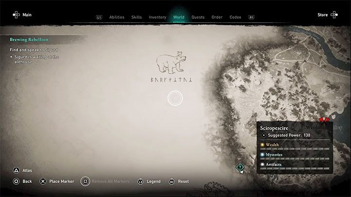 All unexplored areas are initially covered by the so-called - Assassins Creed Valhalla: Exploration - big cities, missions, sailing - Basics - Assassins Creed Valhalla Guide and Walkthrough