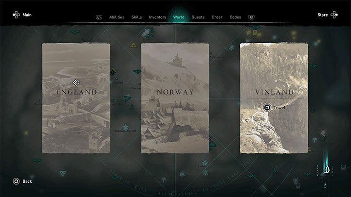 If you want to visit Vinland again later in the game, it is easiest to do it by calling the atlas in the map menu (press Triangle / Y) - Assassins Creed Valhalla: How to get to Vinland? - Campaign - Assassins Creed Valhalla Guide and Walkthrough