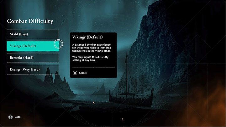Assassin's Creed Valhalla allows you to separately set the difficulty level for fights - Assassins Creed Valhalla: Combat - weapons, raids - Basics - Assassins Creed Valhalla Guide and Walkthrough