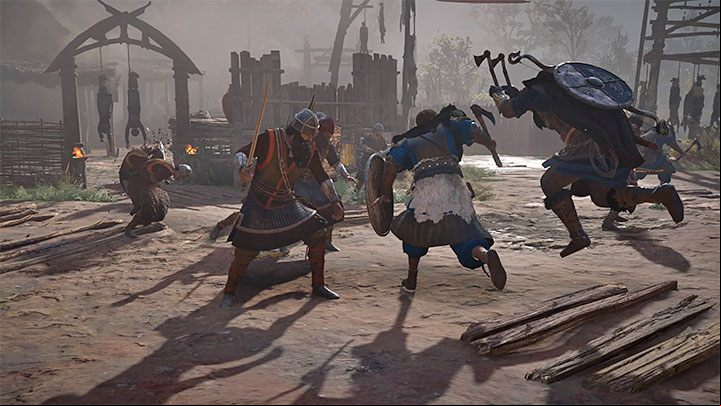 In some battles, you can be accompanied by allies – they can make the fights much easier, as most opponents won't be focused on Eivor - Assassins Creed Valhalla: Combat - weapons, raids - Basics - Assassins Creed Valhalla Guide and Walkthrough