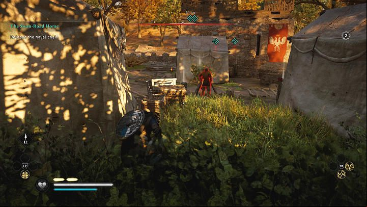 Approach the last opponent from behind and finish him off - Assassins Creed Valhalla: The Swan-Road Home - Ledecestrescire - Assassins Creed Valhalla Guide and Walkthrough