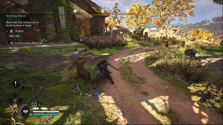 Before you start collecting supplies, you should deal with all the opponents first - Assassins Creed Valhalla: Settling Down - Ledecestrescire - Assassins Creed Valhalla Guide and Walkthrough