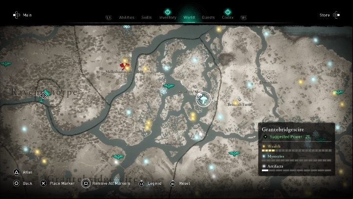 1 - Assassins Creed Valhalla: Fly Agaric - Grantebridgescire secrets, locations - Grantebridgescire - Assassins Creed Valhalla Guide and Walkthrough