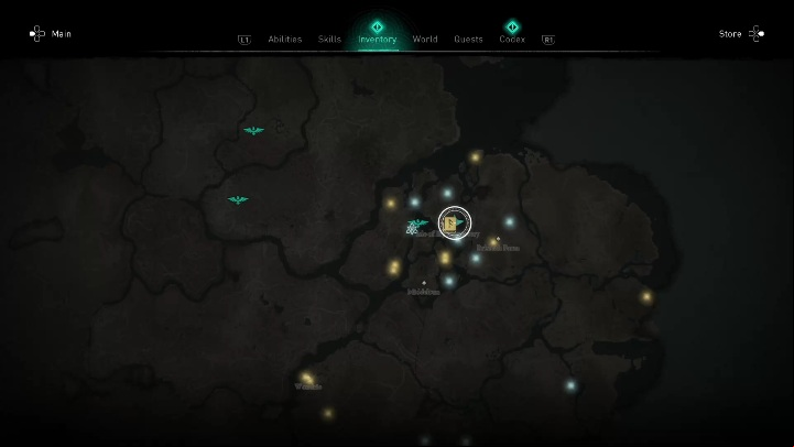 The skill Dive of the Valkyries is located on the northern part of the map - Assassins Creed Valhalla: Abilities - Grantebridgescire secrets, locations - Grantebridgescire - Assassins Creed Valhalla Guide and Walkthrough