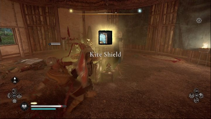 The chest is in an open building, which entrance can be blocked by opponents - Assassins Creed Valhalla: Gear - Grantebridgescire secrets, locations - Grantebridgescire - Assassins Creed Valhalla Guide and Walkthrough