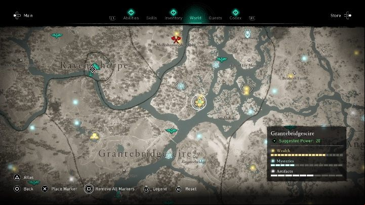 You will find the axe in the enemy base in Utbech - Assassins Creed Valhalla: Gear - Grantebridgescire secrets, locations - Grantebridgescire - Assassins Creed Valhalla Guide and Walkthrough