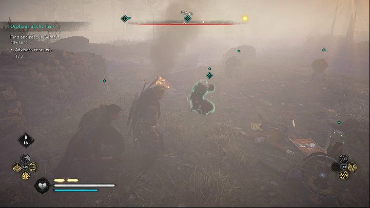 If you release the man during a fight, he will help you finish off the enemy soldiers - Assassins Creed Valhalla: Orphans of the Fens - Grantebridgescire - Assassins Creed Valhalla Guide and Walkthrough