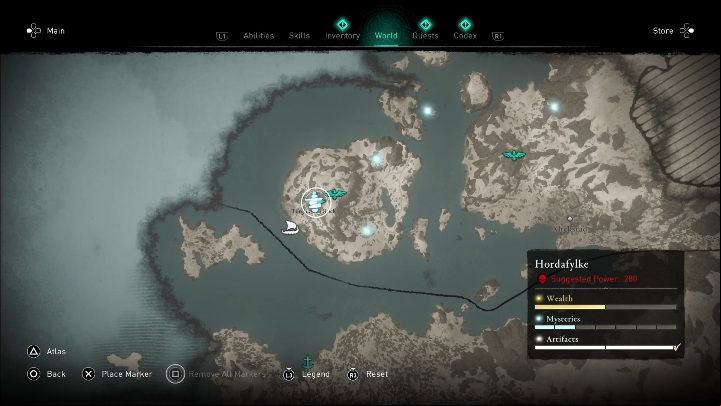 1 - Assassins Creed Valhalla: Cairn - Hordafylke secrets, locations - Hordafylke - Assassins Creed Valhalla Guide and Walkthrough