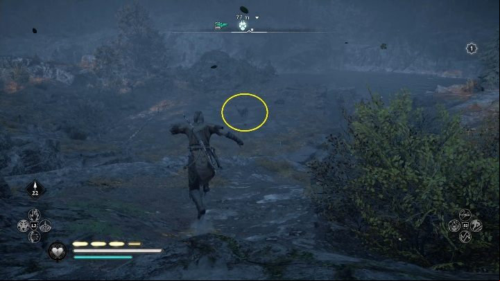 that it is not worthwhile to shoot the animal with a bow or throw torches at it - Assassins Creed Valhalla: Legendary Animal - Vinland secrets, locations - Vinland - Assassins Creed Valhalla Guide and Walkthrough