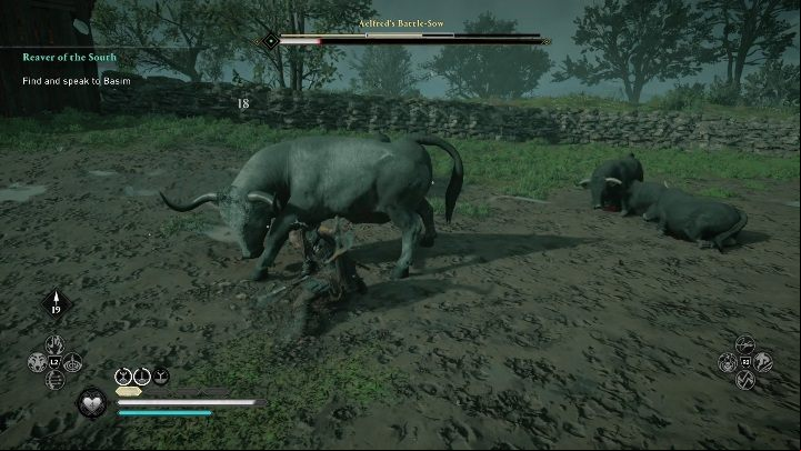 Focus first on your main opponent, he is not difficult to defeat - Assassins Creed Valhalla: Legendary Animal - Suthsexe secrets, locations - Suthsexe - Assassins Creed Valhalla Guide and Walkthrough