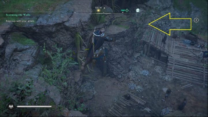 Let's start with the fact that the entrance to the mine leads through the stairs - Assassins Creed Valhalla: Treasure of Britain - Suthsexe secrets, locations - Suthsexe - Assassins Creed Valhalla Guide and Walkthrough