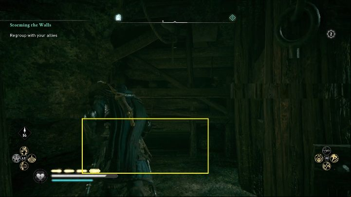 Take advantage of all opportunities to squeeze under obstacles - Assassins Creed Valhalla: Treasure of Britain - Suthsexe secrets, locations - Suthsexe - Assassins Creed Valhalla Guide and Walkthrough