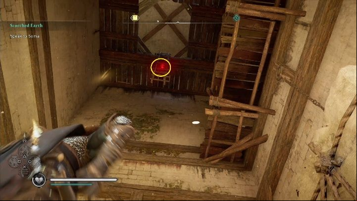 Enter the tower, free the other part of the ladder to climb up the very top - Assassins Creed Valhalla: Abilities - Suthsexe secrets, locations - Suthsexe - Assassins Creed Valhalla Guide and Walkthrough