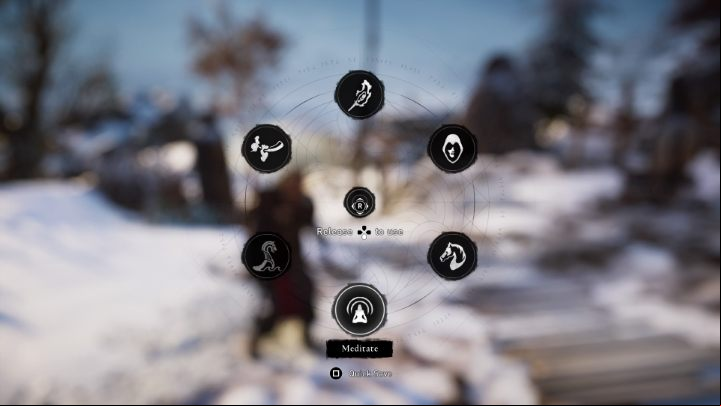The basic way to change the time of day in Assassin's Creed Valhalla is to meditate - Assassins Creed Valhalla: How to change time of day? - Exploration - Assassins Creed Valhalla Guide and Walkthrough